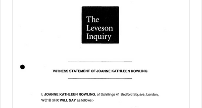 JK Rowling on privacy and secrecy