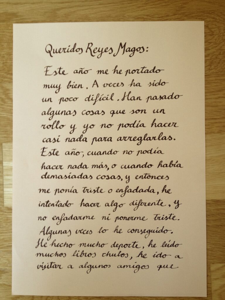 Carta de Bego a los Reyes Magos