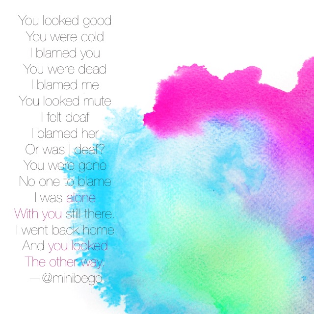 You looked good
